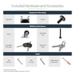StarTech.com 15U 4-Post Server Rack Cabinet, 19" Lockable with Casters