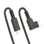StarTech.com 1.6ft Rugged Right Angle USB-C Cable, USB 3.2 Gen 2, 4K 60Hz DP Alt Mode, 100W PD
