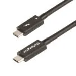 StarTech.com 1.6ft Thunderbolt 4 Cable - 40Gbps - 100W PD - Intel-Certified