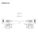 StarTech.com 1ft DisplayPort 1.4 Cable - 8K 60Hz / 4K 120Hz
