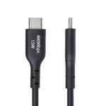StarTech.com 1ft USB-A to USB-C Cable, 3A, USB 2.0, Black