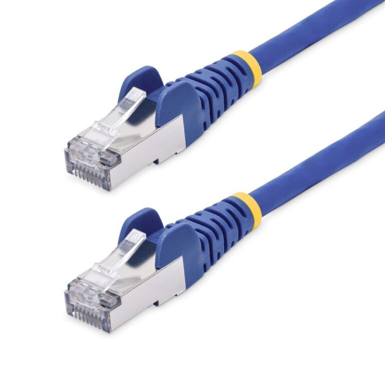 StarTech.com 1m Blue CAT8 Ethernet Cable, Snagless RJ45, 25G/40G, 2000MHz, 100W PoE++, S/FTP, 26AWG Pure Bare Copper Wire, LSZH, Shielded Network Patch Cord w/Strain Reliefs,