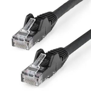 StarTech.com 1m CAT6 LSZH Ethernet Cable, 10GbE 100W PoE RJ45, Black