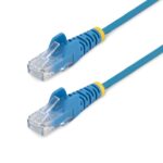StarTech.com 1m CAT6 Slim Snagless Blue Cable