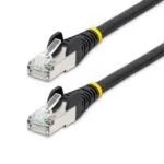 StarTech.com 1m CAT6a LSZH S/FTP Patch Cable - Black