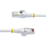StarTech.com 1m CAT6a LSZH S/FTP Patch Cable - White