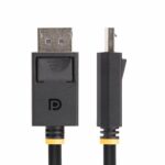 StarTech.com 1m DisplayPort 2.1 Cable, DP80 UHBR20 80Gbps, 16K/8K 60Hz, 4K 240Hz