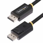 StarTech.com 1m DisplayPort 2.1 Cable, VESA Certified DP40, 40Gbps, 8K 60Hz/4K 144Hz