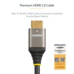 StarTech.com 1m HDMI 2.0 Cable - 4K 60Hz HDR10 ARC with Ethernet