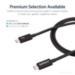 StarTech.com 1m Thunderbolt 3 USB-C Cable (20Gbps)