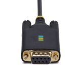 StarTech.com 1m USB-A to RS232 Null Modem Serial Adapter, FTDI, ESD Protection