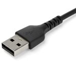 StarTech.com 1m USB-A to USB-C Cable - USB 2.0 Charging & Sync, 3A, Black