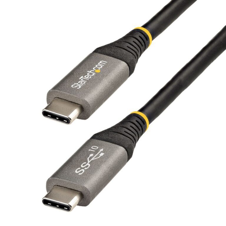 StarTech.com 1m USB-C 3.2 Gen 2 Cable 10Gbps - 100W PD, DP Alt Mode