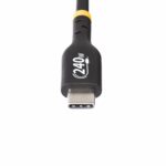 StarTech.com 1m USB-C Cable, 240W PD EPR, USB 2.0, TPE, M/M