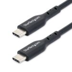 StarTech.com 1m USB-C Charging Cable, 60W Power Delivery, USB 2.0, TPE