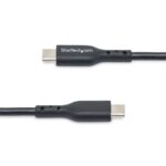 StarTech.com 1m USB-C Charging Cable, 60W Power Delivery, USB 2.0, TPE