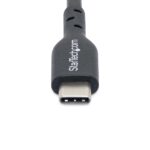 StarTech.com 1m USB-C Charging Cable, 60W Power Delivery, USB 2.0, TPE