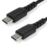 StarTech.com 1m USB-C Charging Cable - USB 2.0 Type-C to Type-C, 60W, Black