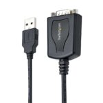 StarTech.com 1m USB to Serial Adapter, DB9 RS232, Prolific Chipset, Windows/Mac