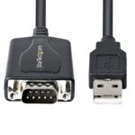 StarTech.com 1m USB to Serial Adapter, DB9 RS232, Prolific Chipset, Windows/Mac