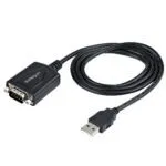 StarTech.com 1m USB to Serial Adapter, DB9 RS232, Prolific Chipset, Windows/Mac
