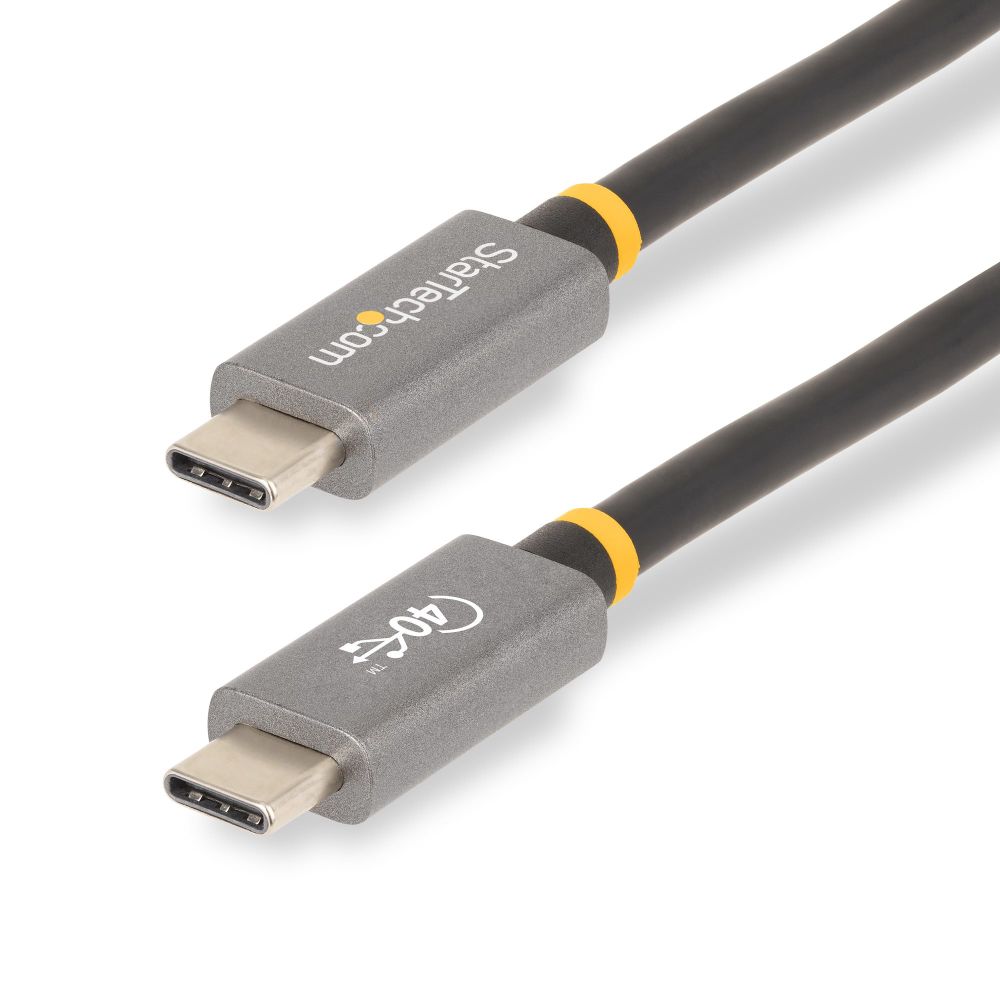 StarTech.com 1m USB4 Cable, USB-IF Certified, 40Gbps, 100W PD, 8K 60Hz, Thunderbolt 4/3/USB 3.2