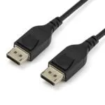 StarTech.com 1m VESA Certified DisplayPort 1.4 Cable - 8K 60Hz HBR3 HDR - 3ft Slim M/M