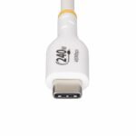StarTech.com 1m White USB-C Cable, 240W PD EPR, USB 2.0