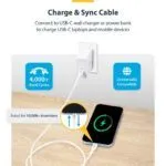 StarTech.com 1m White USB-C Cable, 60W PD, USB 2.0, TPE