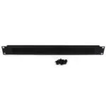 StarTech.com 1U Brush Strip Cable Management Panel, Steel
