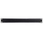 StarTech.com 1U Horizontal Cable Management Finger Duct with Cover - 19" Rack Wire Raceway Panel