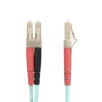 StarTech.com 20m LC/UPC to LC/UPC OM4 Multimode Fibre Optic Cable, LSZH