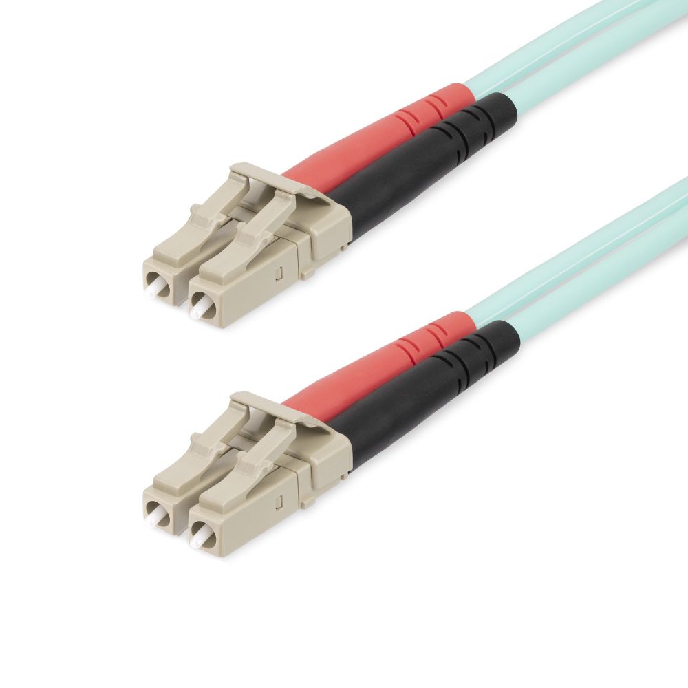 StarTech.com 20m LC/UPC to LC/UPC OM4 Multimode Fibre Optic Cable, LSZH