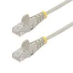StarTech.com 2.5m CAT6 Slim Cable - Grey Snagless RJ45