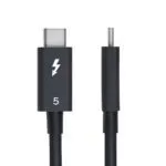 StarTech.com 2.6ft Thunderbolt 5 Cable, 80Gbps, 240W PD, 8K 60Hz, Certified - Compatible w/ Thunderbolt 4/USB4/USB-C