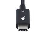 StarTech.com 2.6ft Thunderbolt 5 Cable, 80Gbps, 240W PD, 8K 60Hz, Certified - Compatible w/ Thunderbolt 4/USB4/USB-C