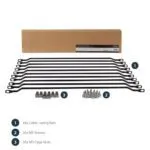 StarTech.com 2in Offset Horizontal Cable Lacing Bars - 10 Pack