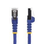 StarTech.com 2m Blue CAT8 Snagless Ethernet Cable, 25G/40G, 2000MHz, PoE++