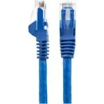 StarTech.com 2m CAT6 LSZH Blue Ethernet Patch Cable - 10GbE, 100W PoE, Snagless, Strain Relief