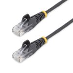 StarTech.com 2m CAT6 Slim Snagless Cable - Black