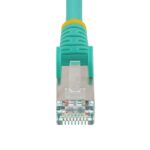 StarTech.com 2m CAT6a Aqua LSZH 10GbE 500MHz PoE++ S/FTP Patch Cord