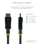 StarTech.com 2m DisplayPort 1.2 Cable - 4K Ultra HD - Latching Connectors