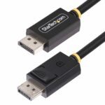 StarTech.com 2m DisplayPort 2.1 Cable, DP40 UHBR10 40Gbps, 8K 60Hz/4K 144Hz