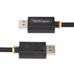 StarTech.com 2m DisplayPort 2.1 Cable, DP40 UHBR10 40Gbps, 8K 60Hz/4K 144Hz