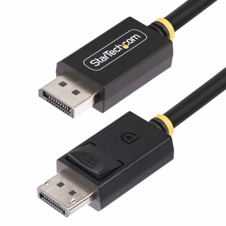StarTech.com 2m DisplayPort 2.1 Cable, DP40 UHBR10 40Gbps, 8K 60Hz/4K 144Hz