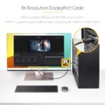 StarTech.com 2m DisplayPort 2.1 Cable, DP40 UHBR10 40Gbps, 8K 60Hz/4K 144Hz