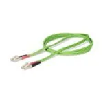 StarTech.com 2m LC to LC OM5 Duplex Fibre Cable, 50/125µm LSZH
