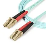 StarTech.com 2m LC/UPC to LC/UPC OM4 Multimode Fibre Optic Cable, LSZH