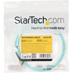 StarTech.com 2m LC/UPC to LC/UPC OM4 Multimode Fiber Optic Cable, LSZH