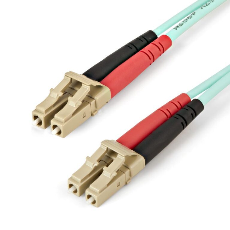 StarTech.com 2m LC/UPC to LC/UPC OM4 Multimode Fiber Optic Cable, LSZH